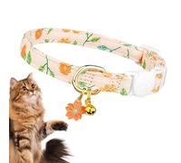 Breakaway Cat Collars - Cotton Kitten Collar with Bell Break Away - Adjustable Breakaway Collar, Small Boy Cat Collars, Outdoor Pet Collarr for Pet Supplies
