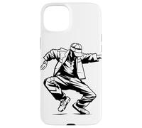 Breakdance Guy Drawing B-Boy B-Girling Carcasa para iPhone 15 Plus