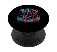 Breakdance Kids Breakdance Breakdancer Música de Baile Urbano PopSockets PopGrip Adhesivo