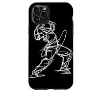 Breakdancer Line Art B-Girls Hiphop Cultura Carcasa para iPhone 11 Pro