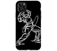 Breakdancer Line Art B-Girls Hiphop Cultura Carcasa para iPhone 11 Pro MAX