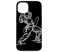 Breakdancer Line Art B-Girls Hiphop Cultura Carcasa para iPhone 13