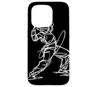 Breakdancer Line Art B-Girls Hiphop Cultura Carcasa para iPhone 15 Pro