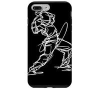 Breakdancer Line Art B-Girls Hiphop Cultura Carcasa para iPhone 7 Plus/8 Plus