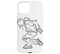 Breakdancer Line Art Dancing Carcasa para iPhone 15 Plus