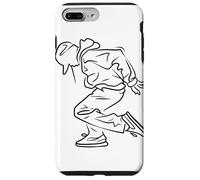 Breakdancer Line Art Dancing Carcasa para iPhone 7 Plus/8 Plus