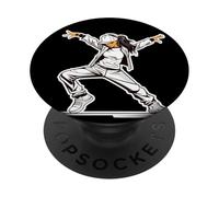 Breakdancing Girl Sketch B-Girls Danza Urbana PopSockets PopGrip Adhesivo