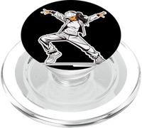 Breakdancing Girl Sketch B-Girls Danza Urbana PopSockets PopGrip para MagSafe