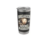 Breaker of the Sound Barrier - Jarra de béisbol divertida Vaso térmico de acero inoxidable de doble pared