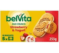Breakfast Biscuits - Paquete de 5 galletas crujientes de fresa y yogur de 253 g (paquete de 4) "Taste the sweetness in every bite" Delicious Tasty And Twisty Treat