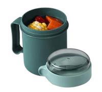 Breakfast Cup, 500 ml Wide Mouth Cereal Bowls, Soup Containers for Lunch, Easy to Carry Leak Resistant Function, Portable Food Grade Material, Perfect for School, Office, Outdoor Travel, and Camping