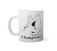 breakfast of Champions parody Taza Blanca 330ml