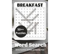Breakfast Word Search Puzzle Book: Easy to Read Print | 6 x 9 inches, 144 pages | 70+ puzzles - Gift for Vacations, Holidays, and Relaxing Times