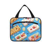 Breakfast Yummy Waffles - Bolsas de viaje colgantes amarillas para mujer con gancho, accesorios de diseñador, bolsa de cosméticos para papá, hotel, bolso para mujer, L