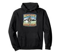 Breakin' Hearts, Rippin' Farts Funny Sasquatch Bigfoot 80s Sudadera con Capucha