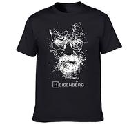 Breaking Bad Heisenberg Unisex 100% Cotton Short-Sleeve T-Shirts Black XXL