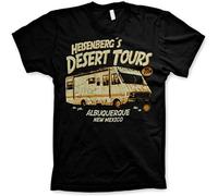 Breaking Bad Heisenberg'S Desert Tours Camper Man Jersey Unisex 100% Cotton Short-Sleeve T-Shirts Black XL