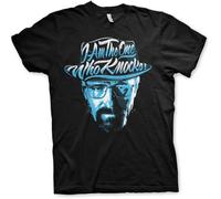 Breaking Bad I Am The One Who Knocks - Camiseta negra, Negro , S