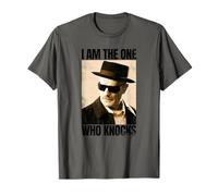 Breaking Bad I Am The One Who Knocks Sepia Portrait TV Show Camiseta