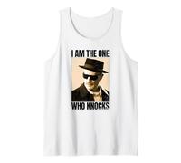 Breaking Bad I Am The One Who Knocks Sepia Portrait TV Show Camiseta sin Mangas