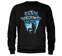 Breaking Bad Licenciado Oficialmente I Am The One Who Knocks Sudaderas (Negro), X-Large