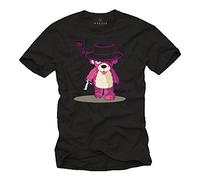 Breaking Bad T Shirt Teddy Bear - Camisetas Divertidas Hombre Negra XXL