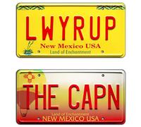 Breaking Bad | The CAPN + LWYRUP | Metal Stamped License Plates