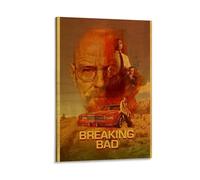 Breaking Bad Walter Jesse Movie Poster Kunst-Posters, Lienzo, Impresiones artísticas de pared, regalos, Foto, Imagen, Pinturas, Decoración de habitaciones, Decoración del hogar 24 x 36 pulgadas (60 x