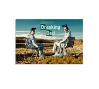 Breaking Bad Walter Jesse Movie Poster Kunst-Posters, Lienzo, Impresiones artísticas de pared, regalos, Foto, Imagen, Pinturas, Decoración de habitaciones, Decoración del Hogar 20 x 30 pulgadas (50 x