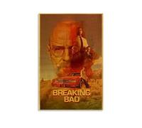 Breaking Bad Walter Jesse Movie Poster Kunst-Posters, Lienzo, Impresiones artísticas de pared, regalos, Foto, Imagen, Pinturas, Decoración de habitaciones, Decoración del hogar 24 x 36 pulgadas (60 x