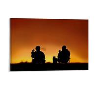 Breaking Bad Walter Jesse Sunset Movie Poster Kunst-Posters, Lienzo, Impresiones artísticas de pared, regalos, Foto, Imagen, Pinturas, Decoración de habitaciones, Decoración del Hogar 30 x 45 cm