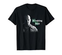 Breaking Bad Walter White with Logo Camiseta, Hombre, Negro, M