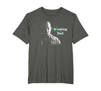 Breaking Bad Walter White with Logo Camiseta, Hombre Tallas Grandes, Asfalto, 5X Alto