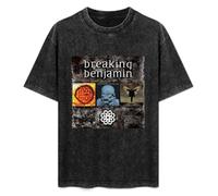 Breaking Benjamin Natural Life by Breaking Benjamin Men's T-Shirt Graphic Shirts Unisex Black tee XL
