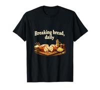 Breaking Bread Daily Baking Foodie Gráfico Camiseta