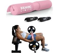 BREAKING LIMITS Almohadilla para mancuernas - Acolchado para la cadera - Barbell Pad for Hip Thrusts - Protección para el cuello Rosa
