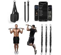 BREAKING LIMITS Ayuda para dominadas - Bandas de resistencia para dominadas - Banda de dominadas - Banda de dominadas - Banda de resistencia para dominadas - Barra de dominadas de goma - Bandas de