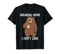 Breaking News I Don't Care Camiseta