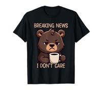 Breaking News I Don't Care Camiseta