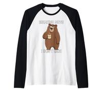 Breaking News I Don't Care Camiseta Manga Raglan