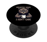 Breaking News I Don't Care PopSockets PopGrip Adhesivo