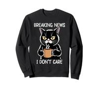 Breaking News I Don't Care Sudadera
