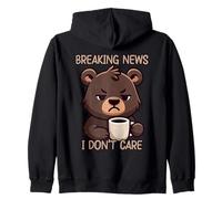 Breaking News I Don't Care Sudadera con Capucha