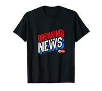 Breaking News Live Design Camiseta