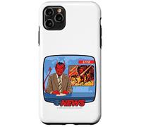 Breaking News Satan Occult Retro Vintage Funny Adult Humor Carcasa para iPhone 11 Pro Max