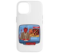 Breaking News Satan Occult Retro Vintage Funny Adult Humor Carcasa para iPhone 14