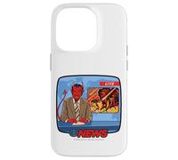 Breaking News Satan Occult Retro Vintage Funny Adult Humor Carcasa para iPhone 14 Pro