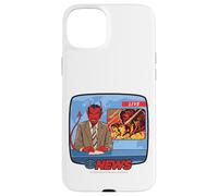 Breaking News Satan Occult Retro Vintage Funny Adult Humor Carcasa para iPhone 15 Plus