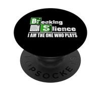 Breaking Silence - Camiseta de DJ Divertida con música electrónica PopSockets PopGrip Adhesivo