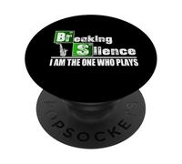 Breaking Silence Saxofón PopSockets PopGrip Adhesivo
